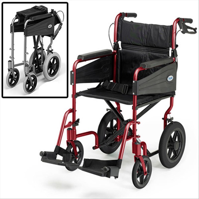 Fauteuil Roulant De Transfert Rouge Standard