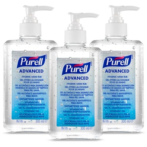 Gel hydro-alcoolique Purell - HygiÃ¨ne - Lot de 3, 300 ml